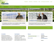 Tablet Screenshot of gitzels.nl
